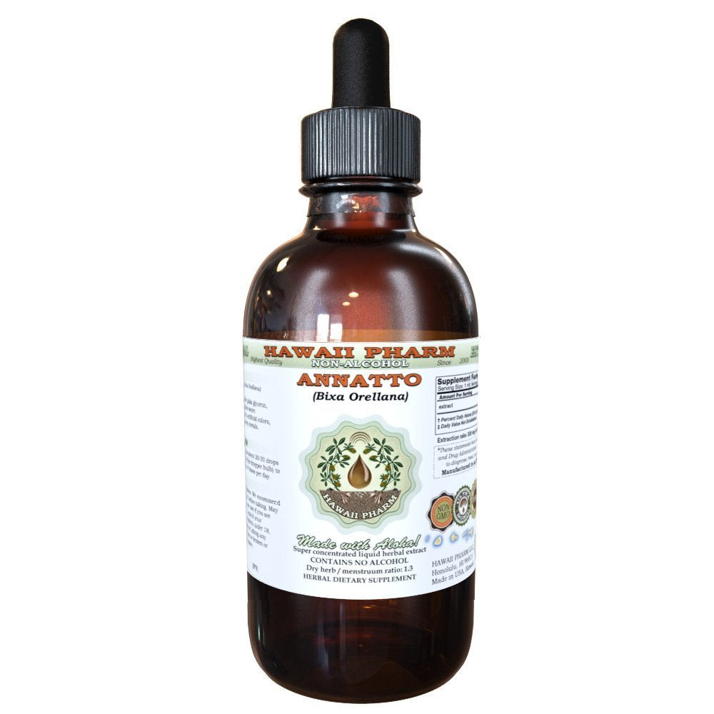 Organic Annatto Alcohol-Free Liquid Extract - Herbal Supplement 2 fl.oz
