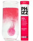 Phizz Electrolytes Hydration Tablets - Mixed Berry - 20 Effervescent Tablets with 18 Vitamins & Minerals