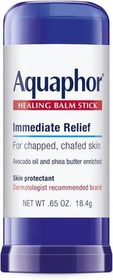 Aquaphor Healing Balm Stick, Skin Protectant with Avocado Oil and Shea Butter, 0.65 Oz Stick