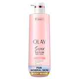 Olay Super Serum Body Wash for Normal Skin - 24hr Hydration & Brightening - 18.5 fl oz