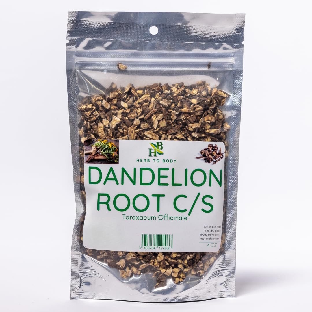 Herb To Body Dandelion Root C/S - Wildcrafted Taraxacum Officinale - 4oz