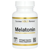 California Gold Nutrition Melatonin – 3 mg – 90 Veggie Capsules for Restful Sleep & Improved Sleep Quality