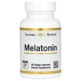 California Gold Nutrition Melatonin – 3 mg – 90 Veggie Capsules for Restful Sleep & Improved Sleep Quality