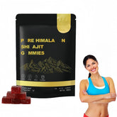 Shilajit Gummies 60ct - Natural Himalayan Shilajit Gold for Men & Women - Energy, Vitality & Endurance Support