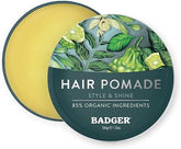 Badger Men's Organic Hair Pomade - Medium Hold & Shine (2oz)