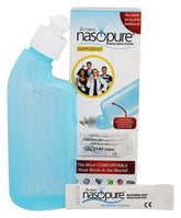 Dr. Hana's Nasopure Nasal Wash Sampler Kit - 8oz Bottle & 4 Saline Packets
