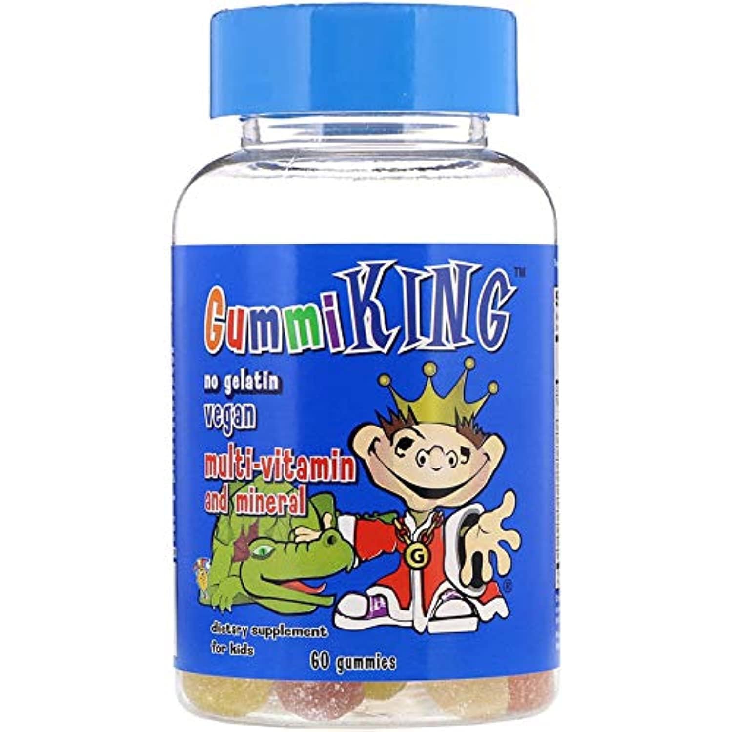 Gummi King Multi-Vitamin & Mineral Gummies for Kids - 60 Gummies