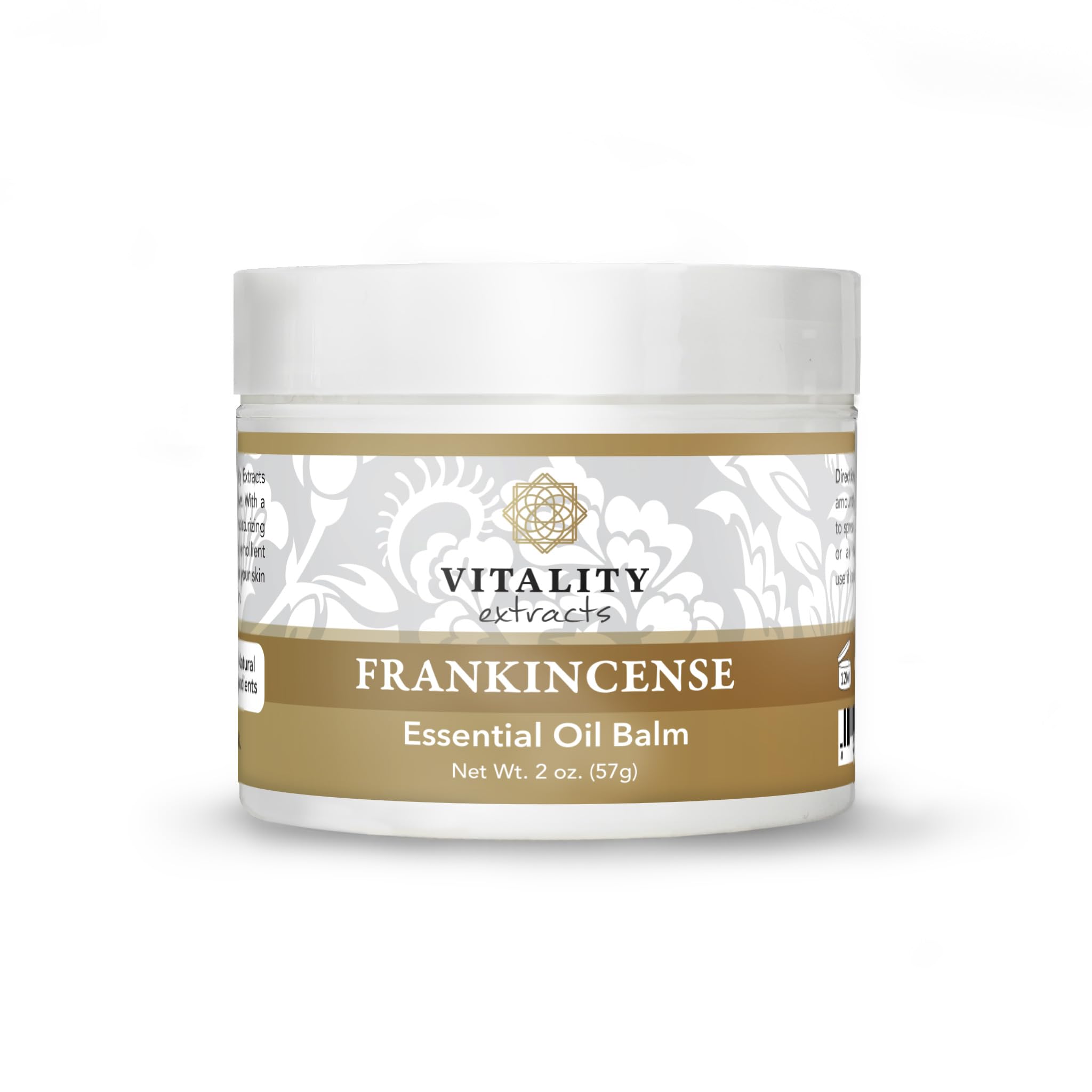 Frankincense Balm Extracts with Boswellia Serrata & Olive Oil (2 Oz) - Intensive Dry Skin Moisturizer