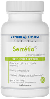 Arthur Andrew Medical Serretia Serrapeptase 500mg Capsules - 90 Count