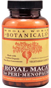 Whole World Botanicals Royal Maca for Peri-Menopause 60 Count - Hormonal Balance Support
