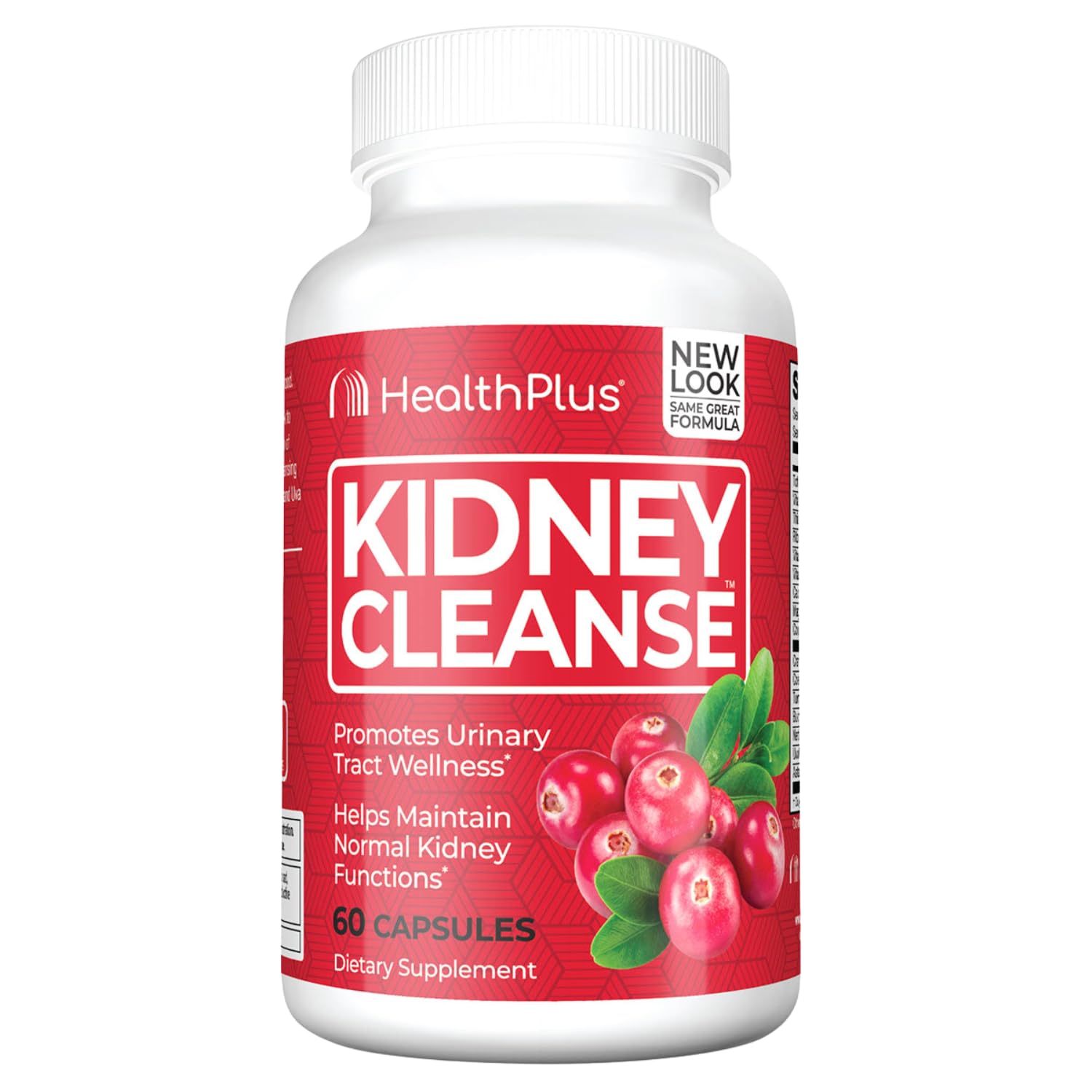 Health Plus Kidney Cleanse 550mg 60 Capsules - Natural Kidney Support Formula