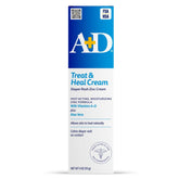 A+D Zinc Oxide Diaper Rash Cream - 10% Zinc Oxide, 1% Dimethicone - Gentle Baby Skin Care - 4 oz