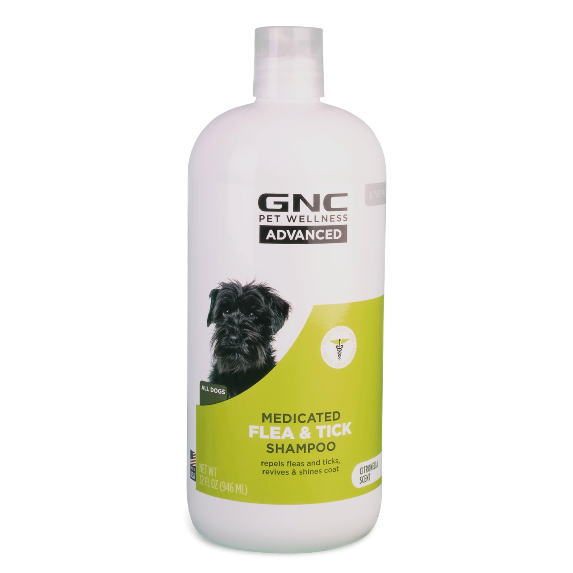 GNC Advanced Dog Shampoo with Citronella Scent - 32 fl oz