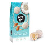 Premium Feel Fit Coconut Protein Wafer Balls with Almonds - 63g Sugar-Free Snack