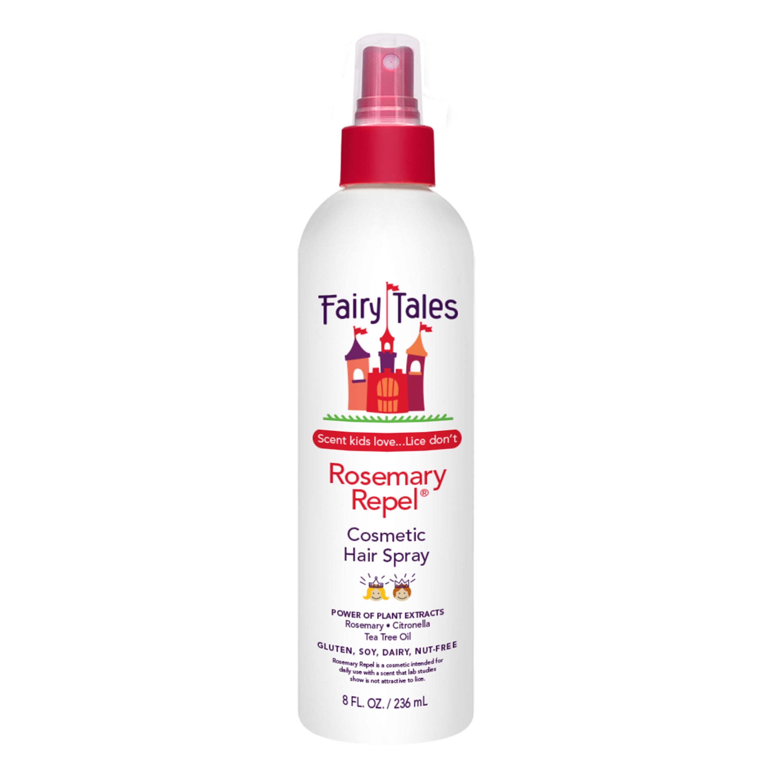 Fairy Tales Rosemary Repel Daily Kids Hair Spray – Kids Like the Smell, Lice Do Not, 8 fl oz