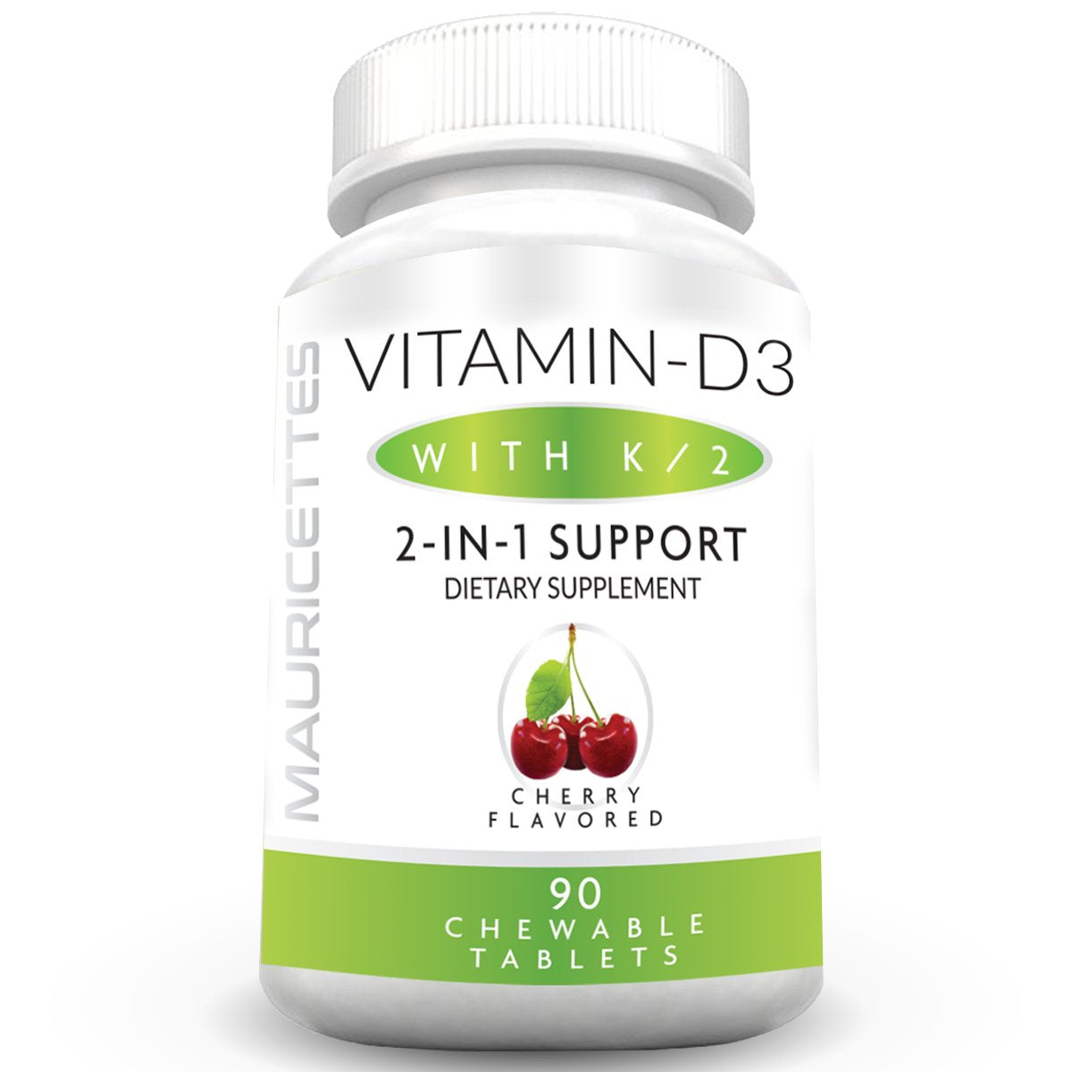 Premium Chewable D3 K2 Vitamin - Delicious & Easy to Take - Supports Bone & Immune Health