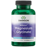 Swanson Ultra Albion Chel Magnesium 133mg - 90 Capsules for Optimal Absorption & Muscle Support