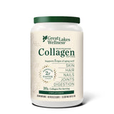 Great Lakes Wellness Bovine Collagen Peptides Powder (32 oz) - Unflavored Hydrolyzate for Skin, Hair & Joint Health