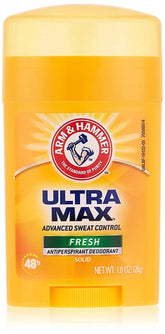 ARM & HAMMER Ultra Max Antiperspirant Deodorant - 1oz (Pack of 2) - Long-Lasting Odor Protection
