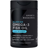 Sports Research Triple Strength Omega-3 Fish Oil 1250 mg - 180 Softgels