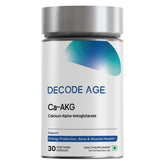 Decode Age Ca AKG Supplement - Calcium Alpha-Ketoglutarate for Cellular Energy & Bone Strength | 30 Capsules