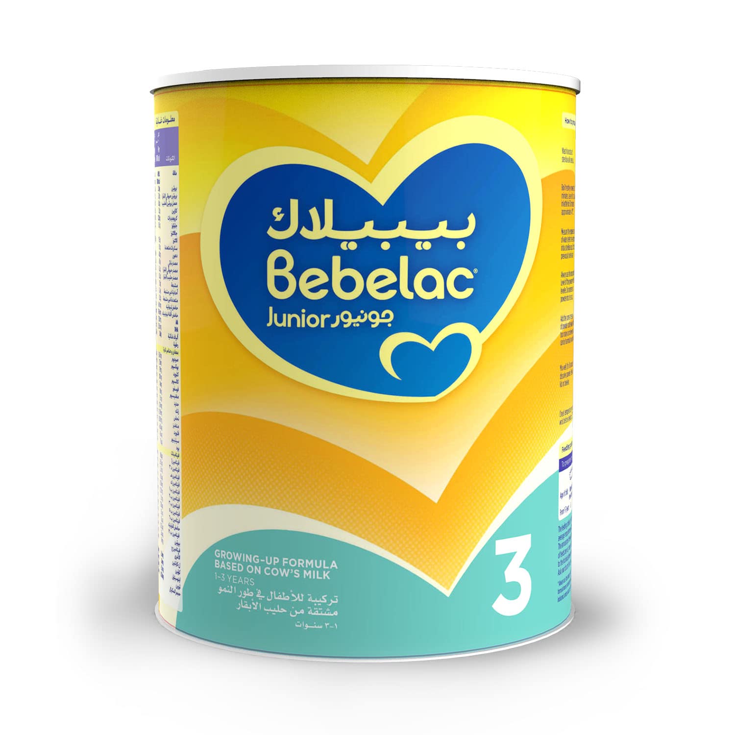 Bebelac Junior 3 Growing Up Milk Powder, Stage 3 - 900g (1-3 Years)