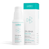 Colibri Skincare 2% BHA Peeling Travel Size - Salicylic Acid Exfoliant for All Skin Types - Reduces Pimples & Blackheads - 30ml