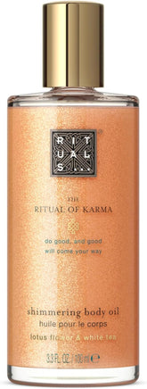 Rituals The Ritual of Karma Shimmering Body Oil - Luxurious Unisex Glow (3.3 oz)