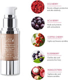 100% PURE Healthy Foundation Full Coverage Liquid Matte with Anti-Aging Benefits - Toffee (Tan, Neutral Undertone) - 1 fl oz