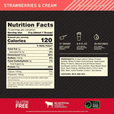 Optimum Nutrition, Gold Standard® 100% Whey, Strawberries & Cream, 4.99 lb (2.26 kg)