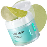 numbuzin No.1 Centella Re-leaf Green Toner Pad – Soothing Vegan Dual-Sided Toner Pads