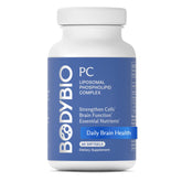 BodyBio PC Phosphatidylcholine + Phospholipids - Liposomal for Brain & Cell Health - 60 Softgels