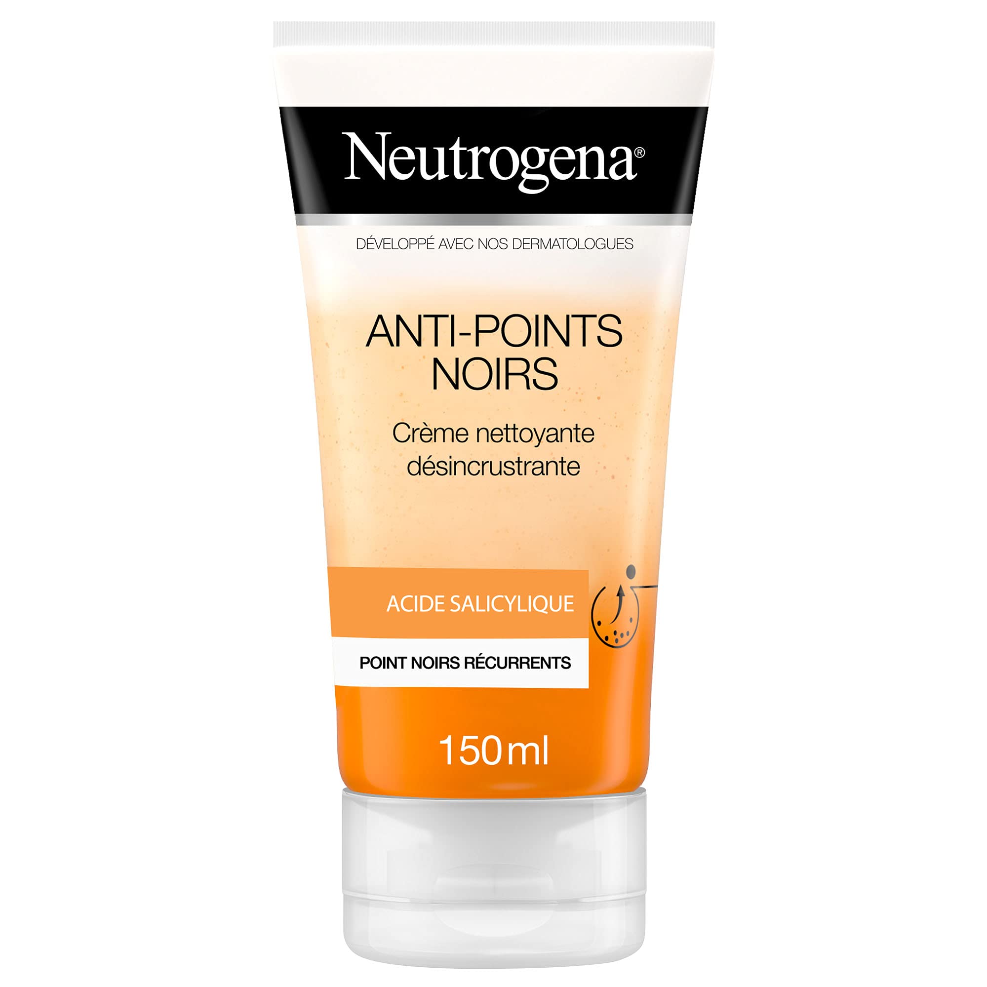 Neutrogena Visibly Clear Blackhead Eliminating Cleansing Wash Cream - 150ml Tube