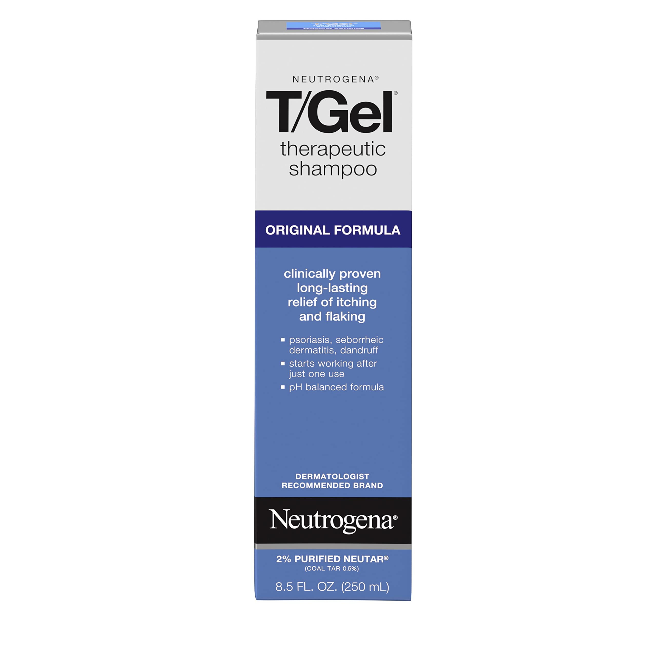 Neutrogena T/Gel Therapeutic Shampoo Original Formula - Anti-Dandruff Treatment (2x 8.5 fl. oz) - Salicylic Acid Shampoo