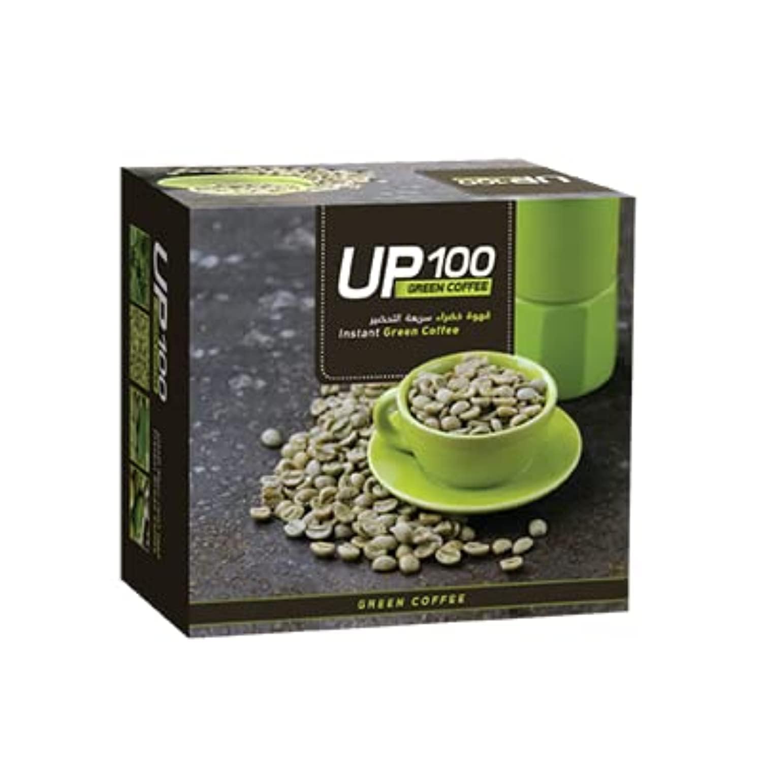 UP100 Instant Green Coffee - Natural Energy Boost - 200g