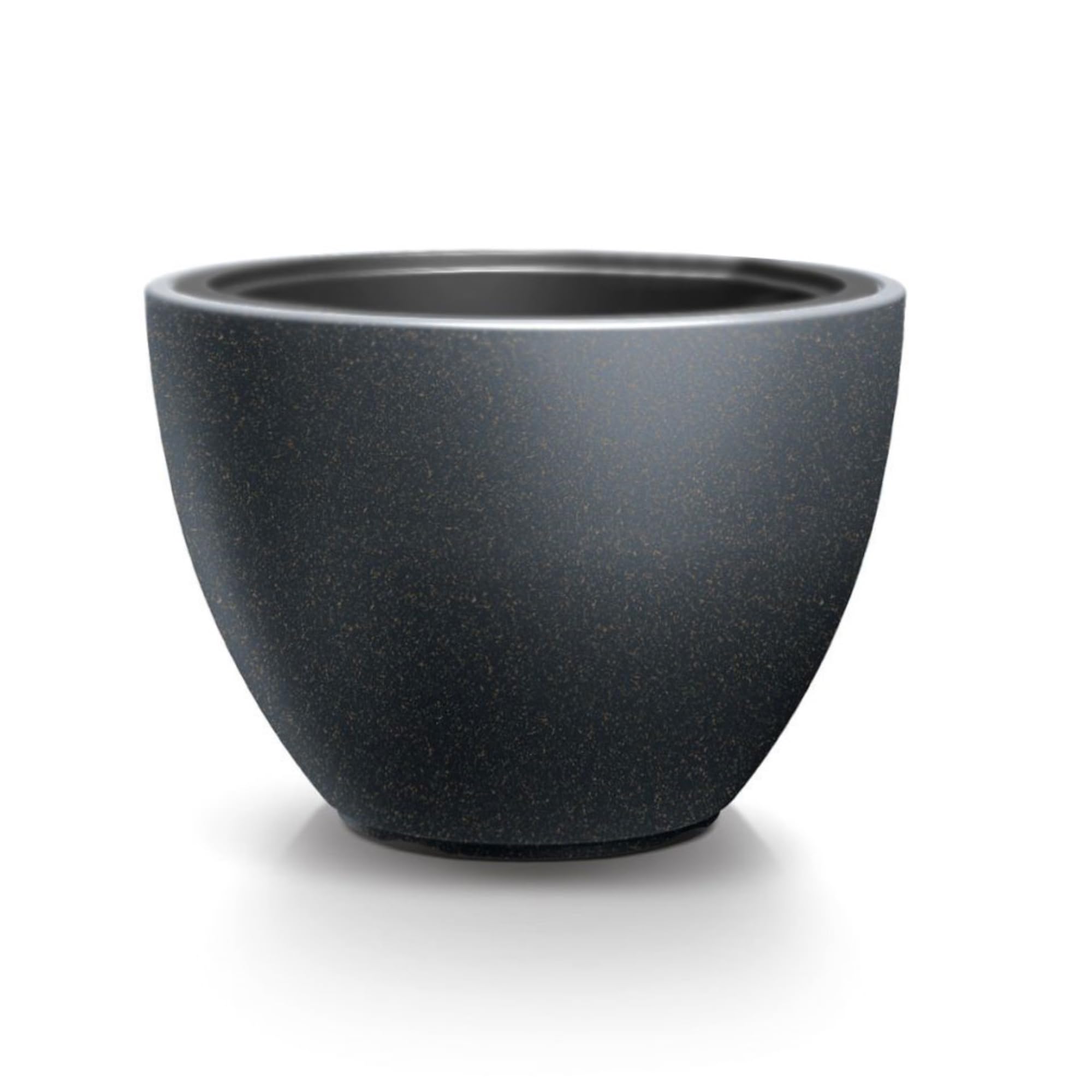 Ordesa Anthracite Flower Pot (Diameter 60 x 43 cm) by WELL HOME