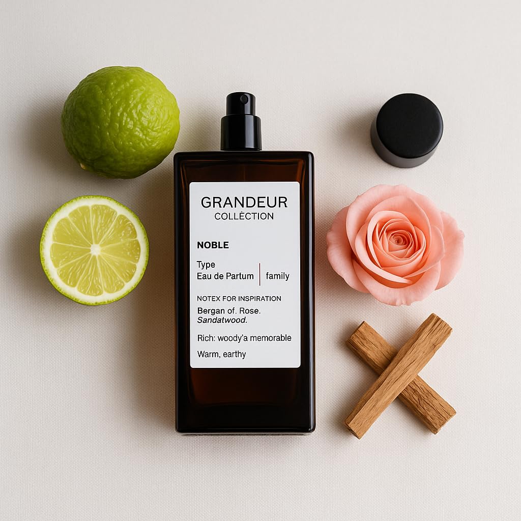 Elegant Luxury Fragrance Grandeur Noble 200ml | Long-Lasting Unisex Perfume with Spicy Amber Woody Notes