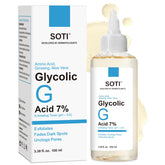 Glycolic Acid Toner 7% AHA with Aloe, Ginseng & Amino Acids - Brightening & Exfoliating Facial Toner