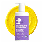 BAKE 2% Kojic Acid Brightening Body Wash with Glycolic Acid & Alpha Arbutin - De-Tan & Pigmentation Removal