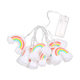 ARNIM 5FT 10LED Rainbow String Lights - Decorative LED Hanging Fairy Lights for Festivals, Easter, Carnival, and Parties