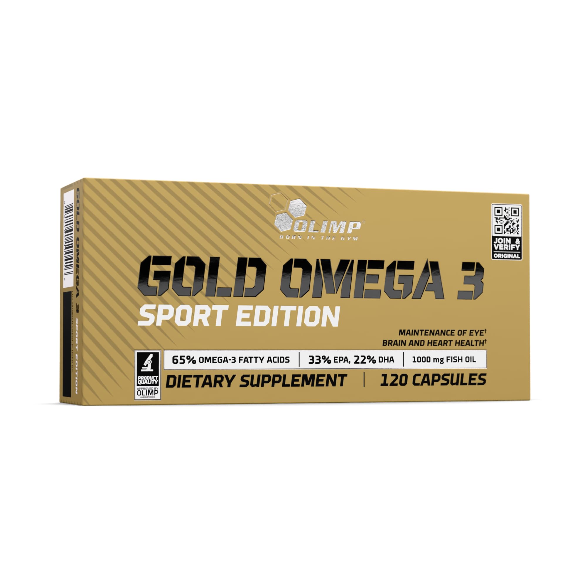 Olimp Gold Omega 3 Sport Edition - 120 Capsules for Heart & Joint Health