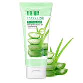 Aloe Vera Peeling Gel - Sparkling Facial Scrub for Deep Cleansing & Gentle Exfoliation | All Skin Types