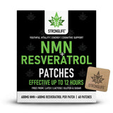 NMN & Resveratrol Transdermal Patches - High Absorption Anti-Aging Support | 30 Patches