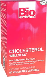 Bio Nutrition Cholesterol Wellness 60 VGC - Pack of 2 | Heart Health Support