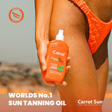 Carrot Sun Tanning Oil Spray for Golden Tan 200ml