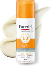 Eucerin Oil Control Sun Gel-Cream SPF 50+ Oily, Acne-Prone, Anti-Shine 50ml