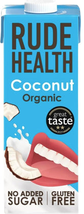 Rude Health Organic Coconut Dairy-Alt Milk 1L - Natural Vegan Drink