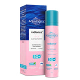 Aqualogica Radiance+ Sunscreen Gel SPF 50+ PA++++ | Dewy Finish | Oil-Free & Hydrating | No White Cast | 50g