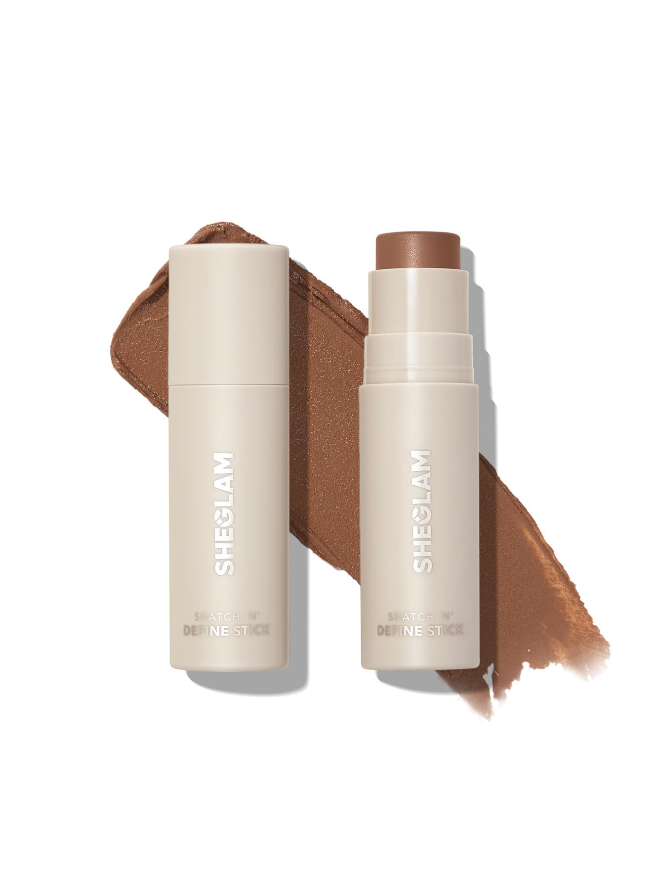 Sheglam Contour N' Define Stick Bronzer with Brush (Earthy Sepia)