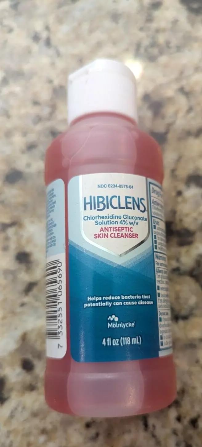 Hibiclens Skin Cleanser - 4 oz (Pack of 2) - Antimicrobial & Antiseptic - Travel-Friendly